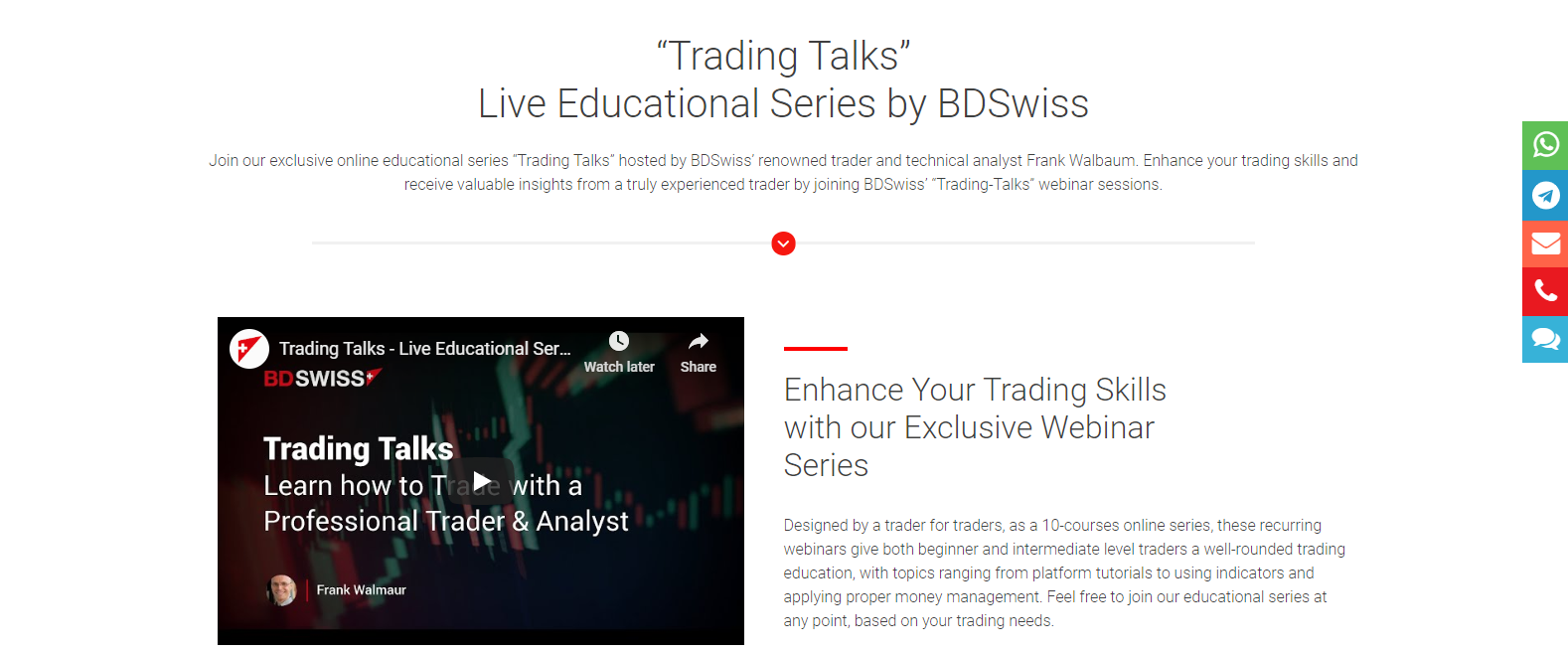 BDSwiss Review trading talks